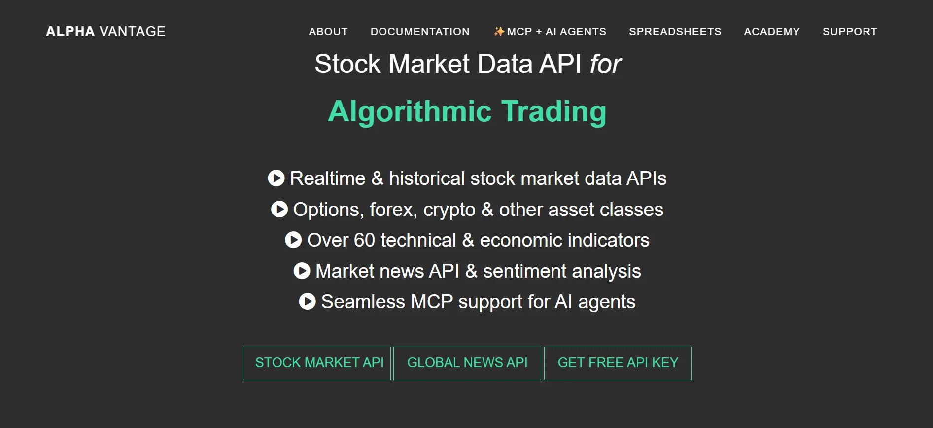 Alpha Vantage annual billing api