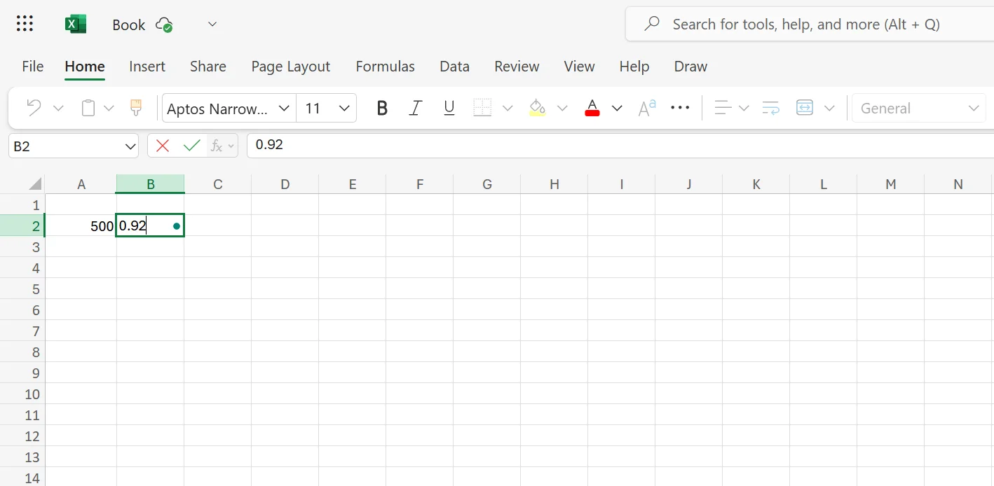 calculate conversions for the market forces to get the accurate conversions