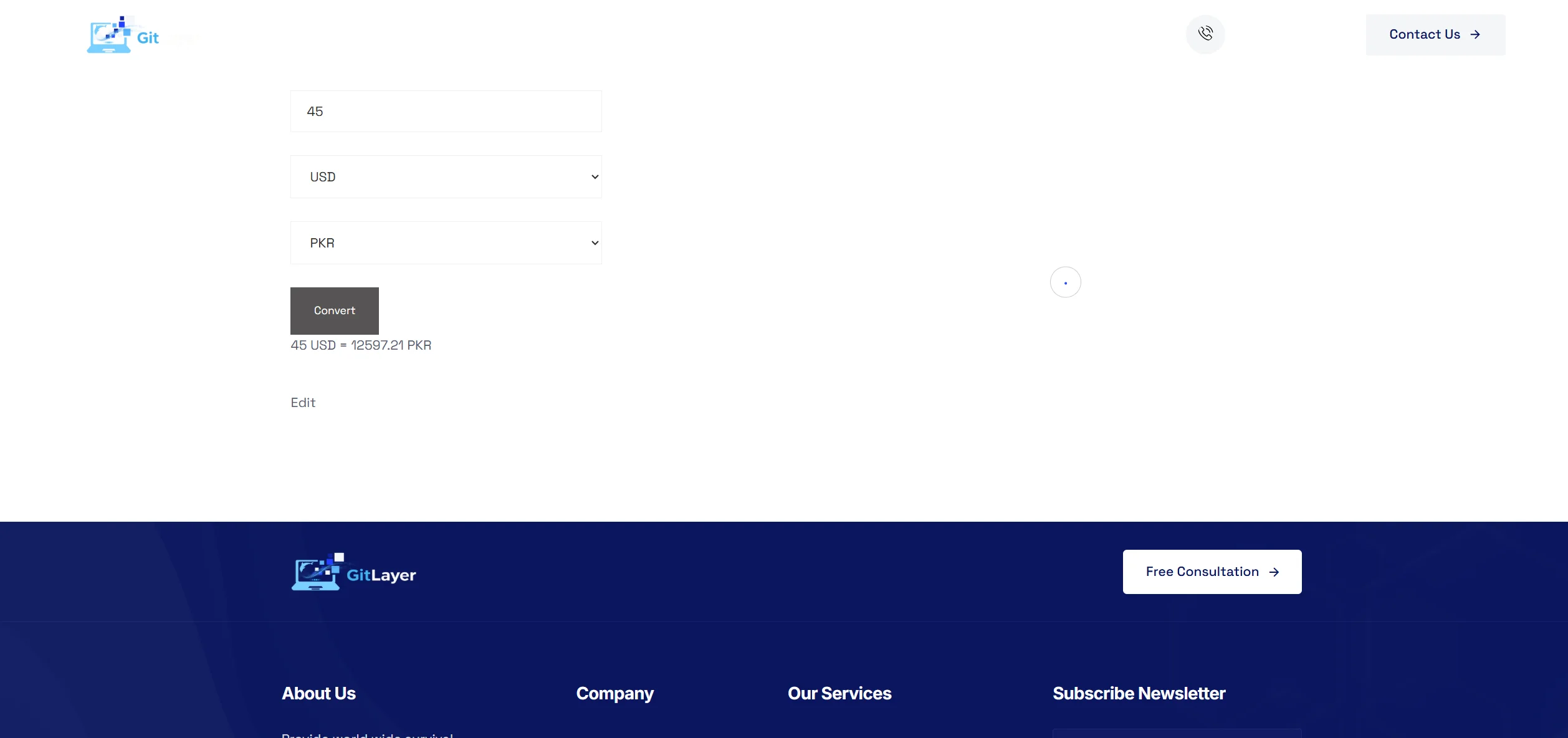 added currency converter to the GitLayer website to convert local currencies through CurrencyFreaks best multi currency plugin and yith multi currency switcher